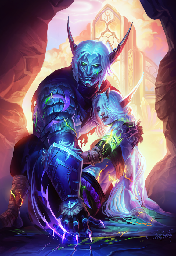 "Stay with me-- Stay with us" by @shivawalkerart