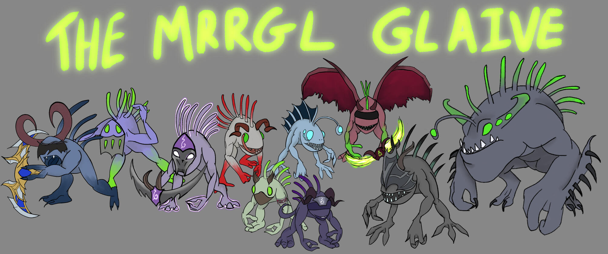 The Mrrgl Glaive! by @guessimdemonss