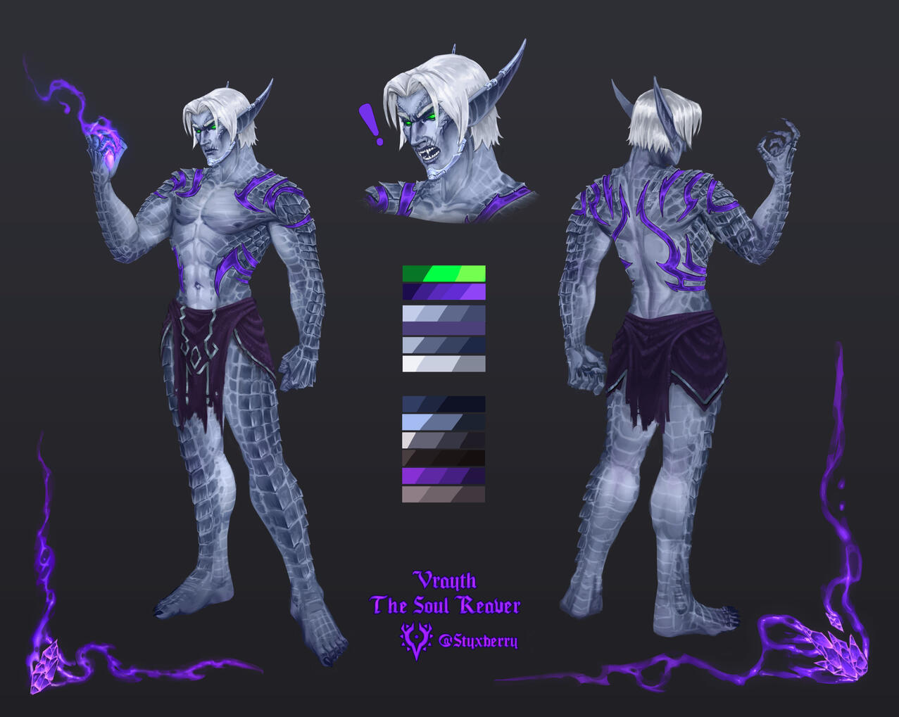 Vrayth the Soul Reaver - Unarmored by @Styxberry