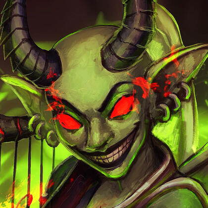 Maj'esh the Bardic Menace by Clare