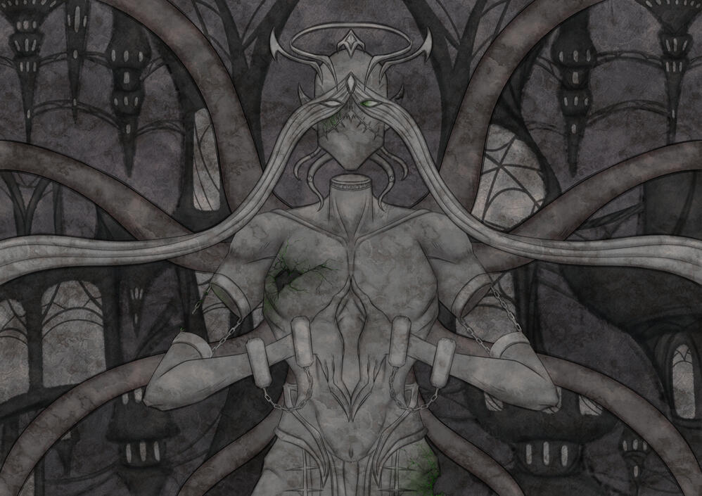 Stone Mural in Bapheemth by LittleViking