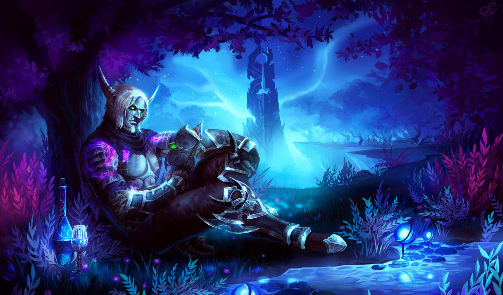 Aurinor Relaxations by @shivawalkerart