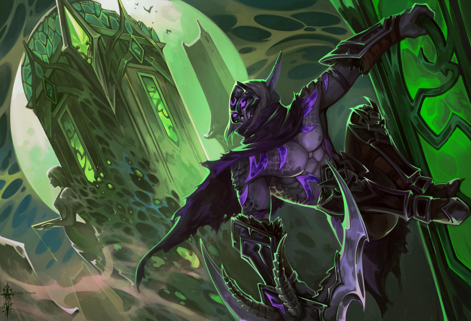 Demon's Edge by @Lactic_Wanda