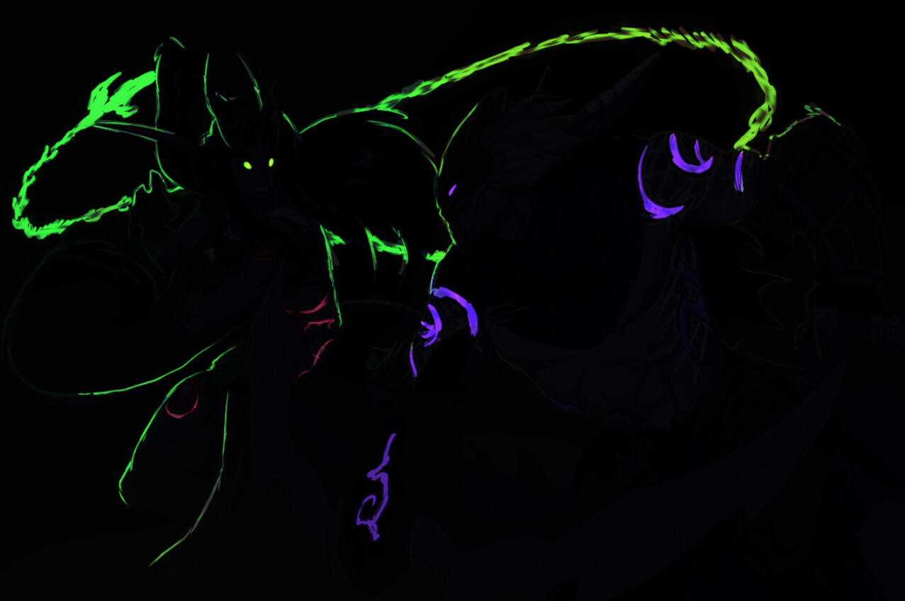 (wip) Illidari Ferocity by @stefmadarts