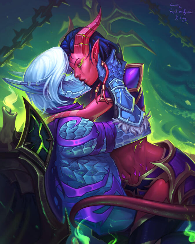 In the Glow of What Was by @simonart.bsky.social