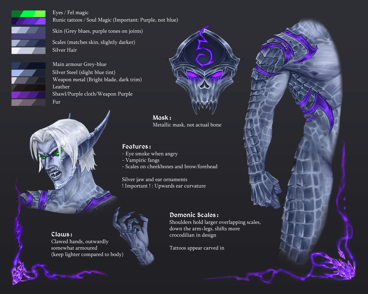 Vrayth the Soul Reaver - Details by @Styxberry